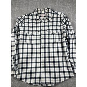 CC Filson Plaid Thick Button Down Long Sleeve Outdoors Shirt Size XL